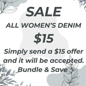 SALE Women’s Denim